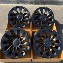 20” Tesla Model 3 Uber turbine original factory OEM rims in new satin black
