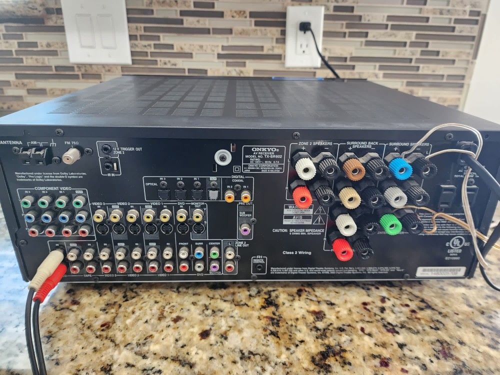 Onkyo Receiver TXSR602 85wt 7.1 Channel Tested No Remote for Sale in