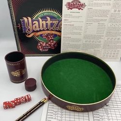 Yahtzee 40th Anniversary Collectors Edition MB 1995 100% COMPLETE