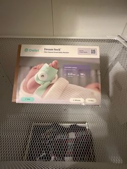 Owlet Dream Sock - Smart Wearable Baby Monitor with Live Heart Rate & Oxygen Alerts - Mint: Bluetooth & Wi-Fi Enabled