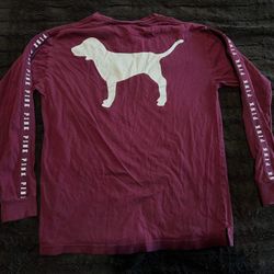 Victoria Secret Pink Long Sleeve Shirt 
