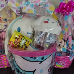 Hello kitty and friends easter baskets