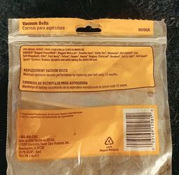 Hoover Replacement Vacuum Belts 66190A
