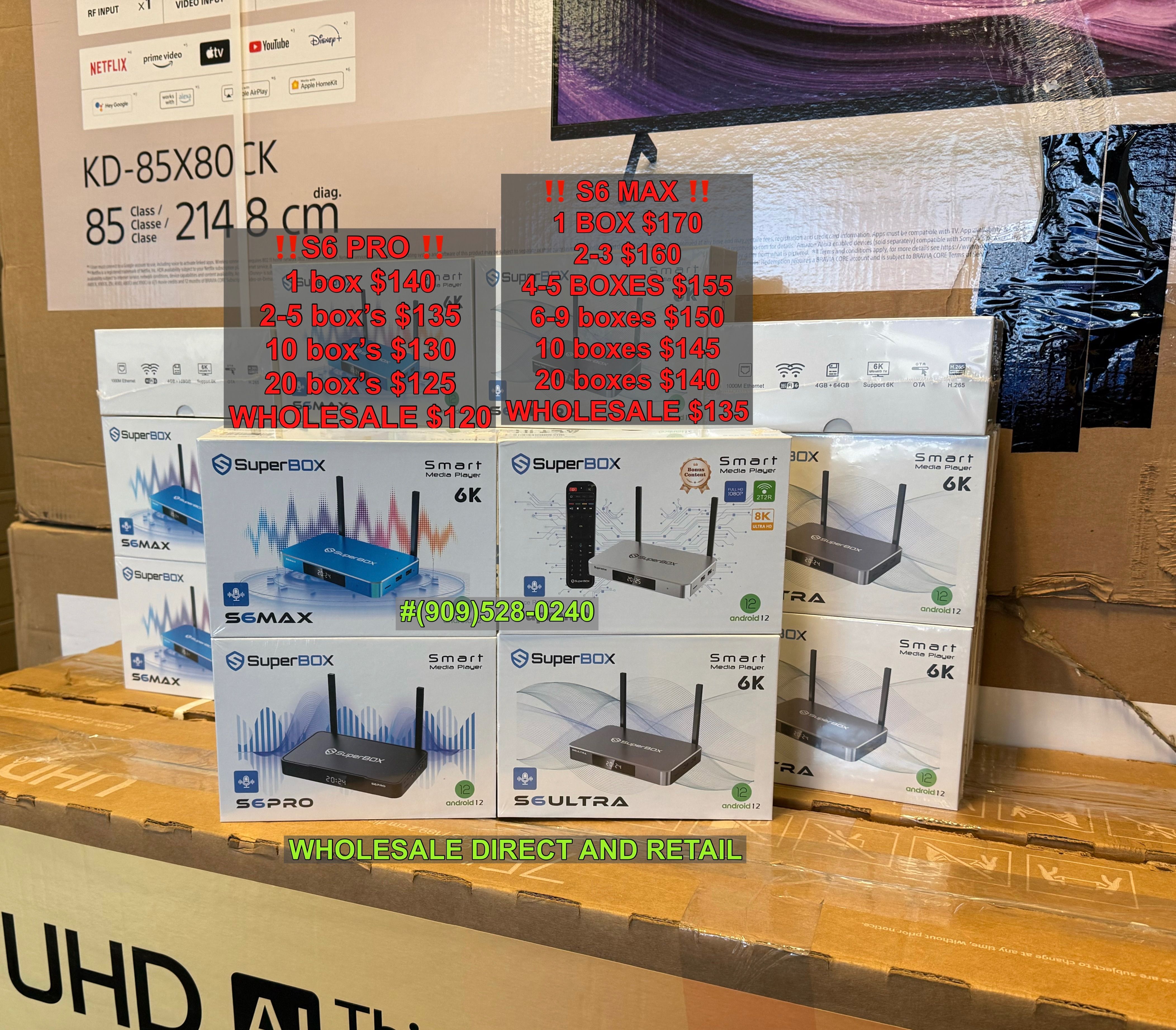 Superbox S6 Max new 2024 Model Wholesale reseller S6 Ultra super box