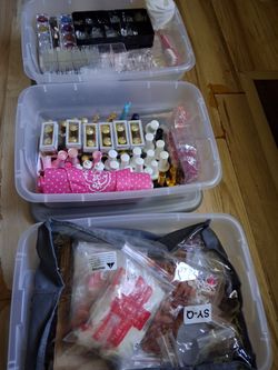 Manicure and Pedicure Nail Supplies/Tools.