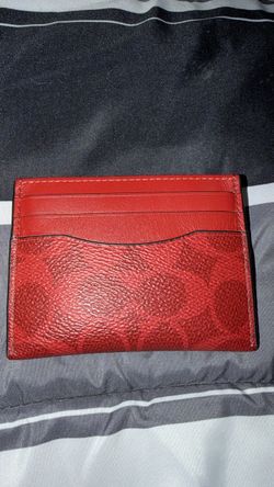 Red Coach Card Holder
