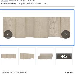 LP® SmartSide® 3/8 x 12 x 4' Reversible Textured Engineered Wood Cedar Shake Siding