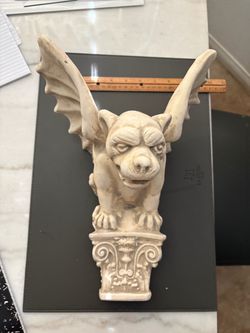 Plaster gargoyle