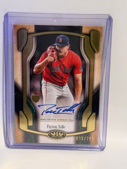 2026 Topps Tier 1 Payton Tolle Break Out Autograph BOA-PT /299 Red Sox Rookie