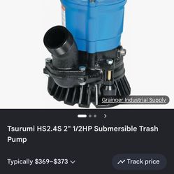 Tsurumi HS2.4S Submersible Trash Pump