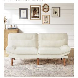 Beige futon Couch