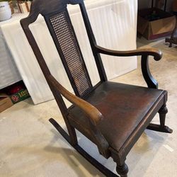 Vintage Wood Rocking Chair