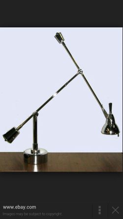 Restoration hardware counterpoise table light