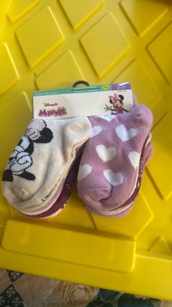Disney Minnie Mouse Toddler Ankle Socks 4T-5T