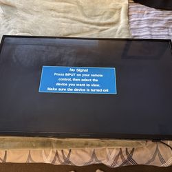 Insignia 40” LED TV , without wi fi   Works great, tested with clear picture and sound. Perfect for gaming, streaming with Roku/Fire Stick, or everyda