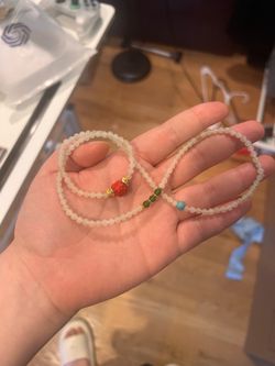 Beautiful Jade & Wooden Bead Wrap Bracelets / Necklaces