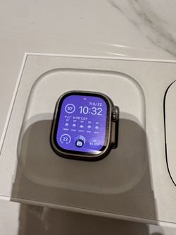 Apple Watch Ultra 49mm Titanium GPS + Cellular — Box + NEW Ocean Band