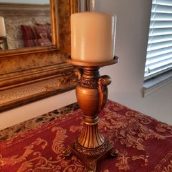 Small Candle Holder And Candle