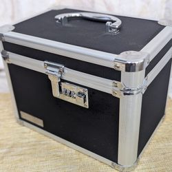 Vaultz Locking Personal Storage Box - Security Chest with Combination Lock
