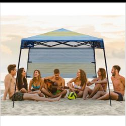 Yoli LiteTrek 36 7' × 7' Slant Leg Instant Canopy with Backpack