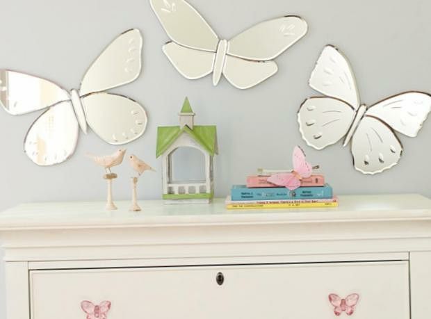 3D Butterfly Mirrors