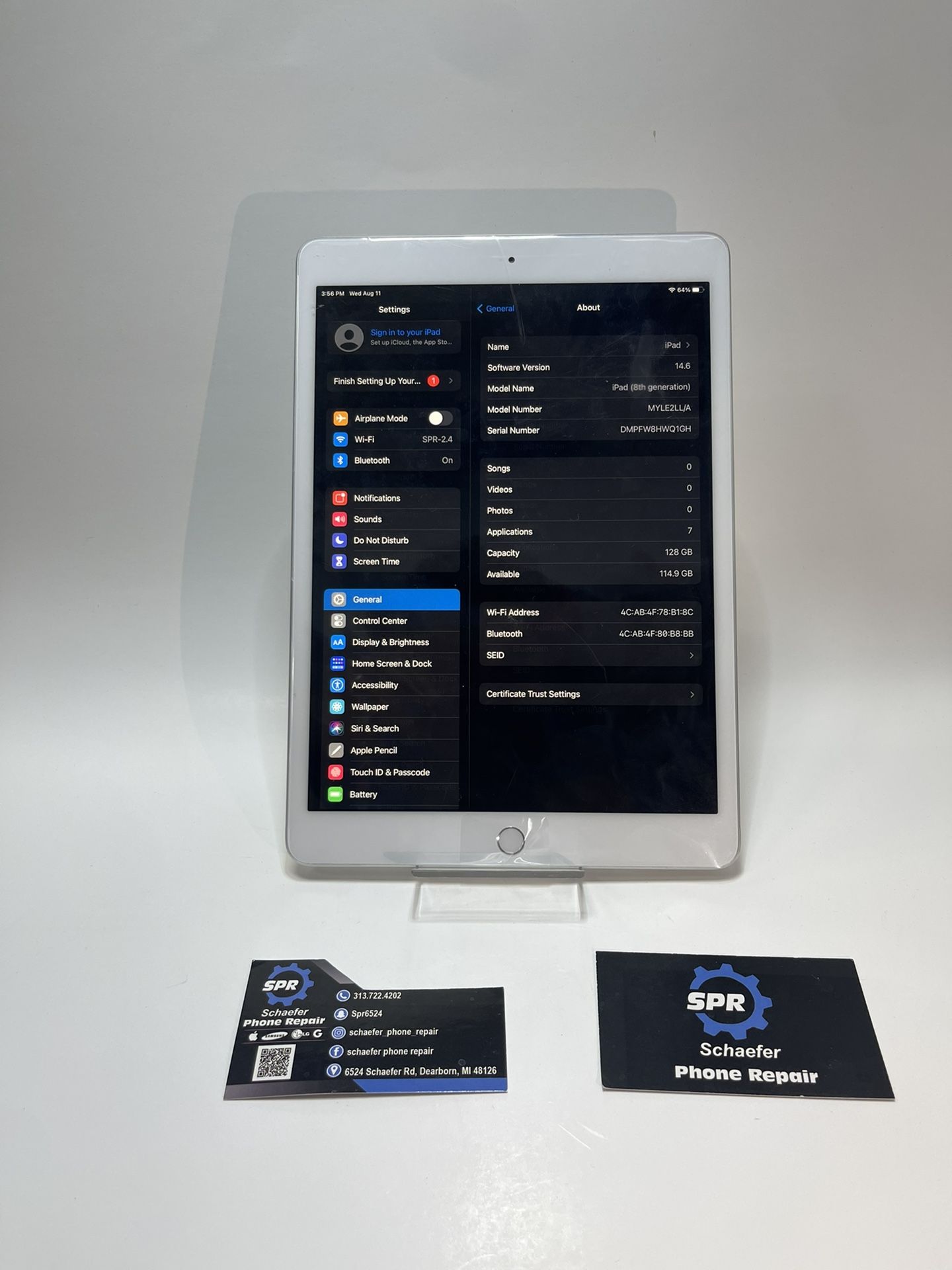 iPad 8th generation 128 GB