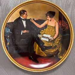 Norman Rockwell - Flirting In Parlor With Certificate 