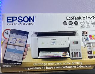 Epson EcoTank ET-2800 Wireless Printer like new (Used like 5 Times)