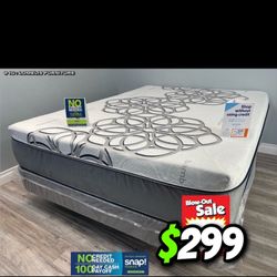 King Sky Comfort Bamboo Cool Gel Memory Foam Mattress!!