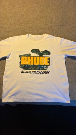 Rhude white t shirt