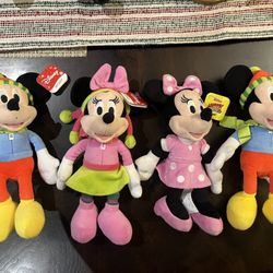 Mickey And Minnie Mouse 