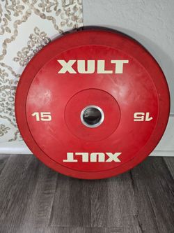 15 lb Red Bumper Plate
