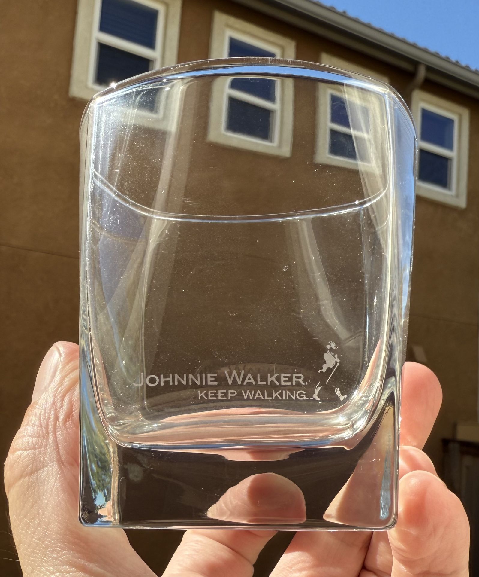 Vintage Johnnie Walker Bourbon Glasses – Set of 6 - Like‑New Condition