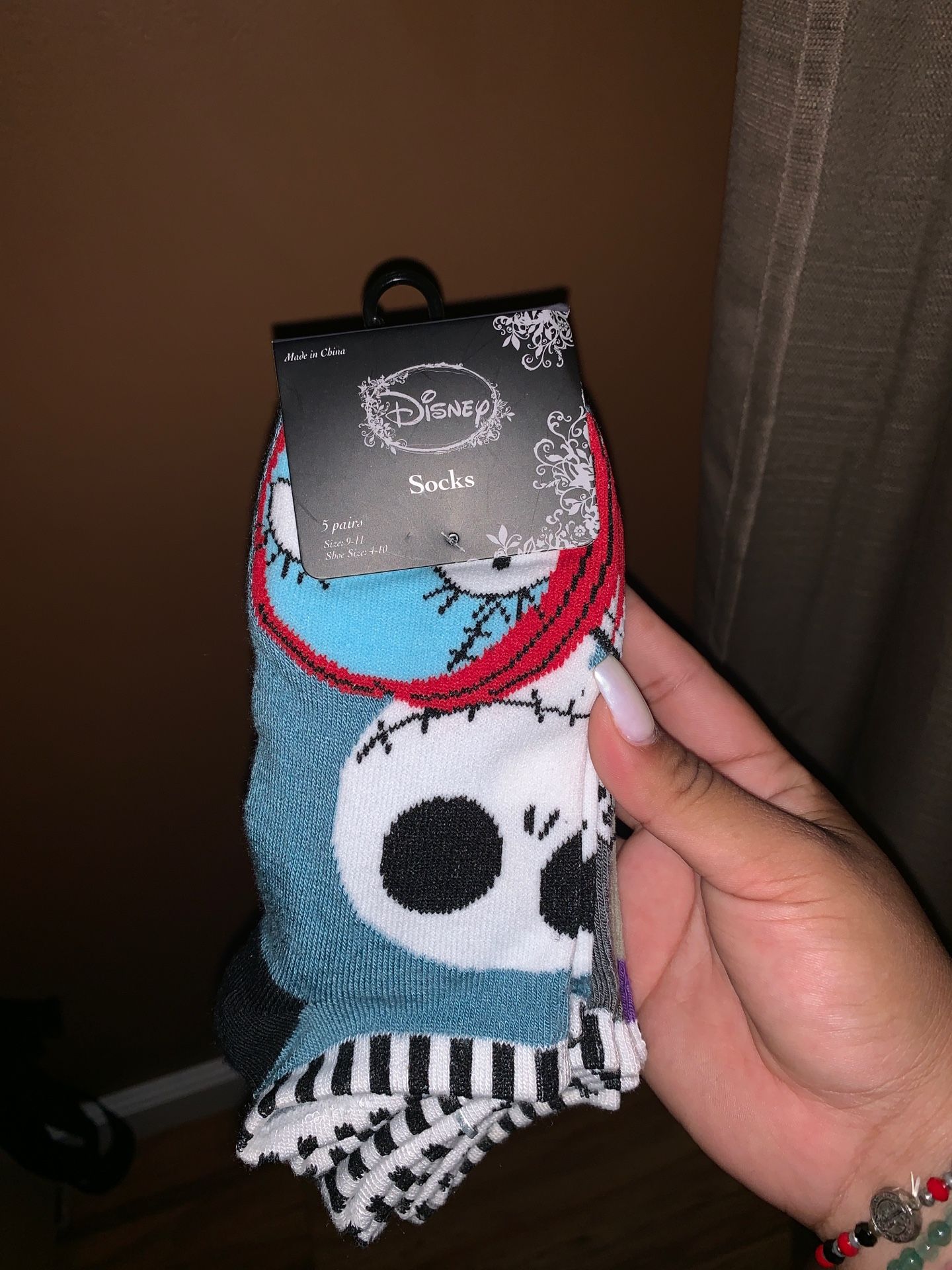 5 pack Disney nightmare before Christmas socks