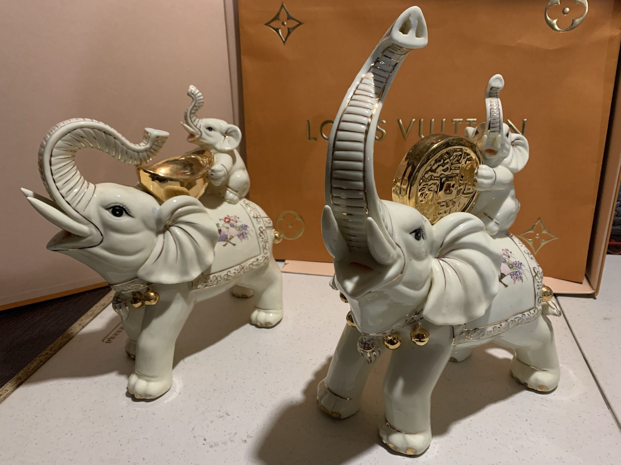 Porcelain Elephants