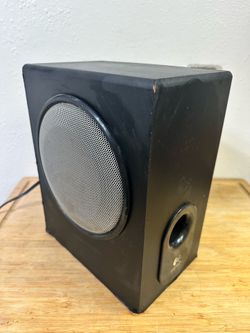 Logitech Subwoofer X-530 Only For Surround Sound Computer Speaker In Black Color