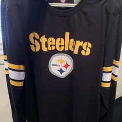 Pittsburgh Steelers black long-sleeve t-shirt