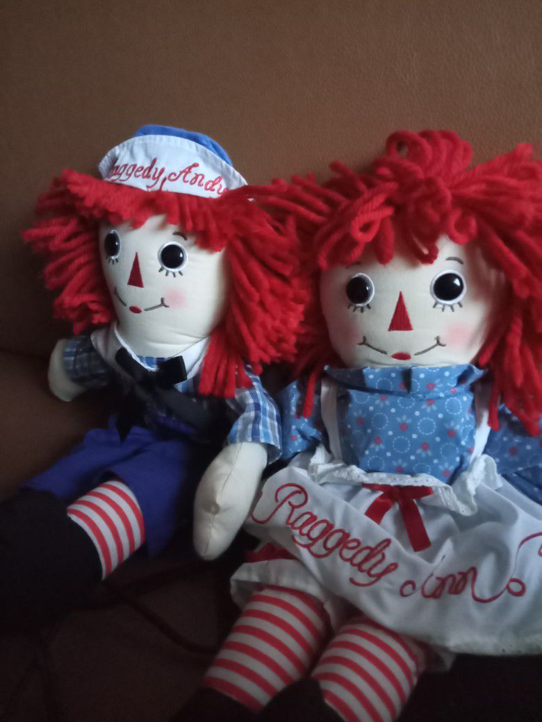Aurora Raggedy Anne & Andy Dolls