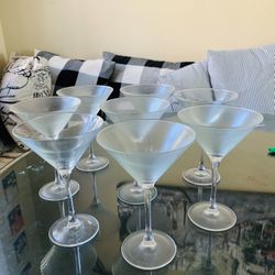 7 Martini Glasses
