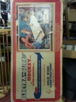 Vintage Electraglide Air Hockey Table, Like New In Box