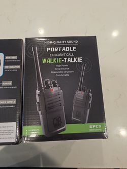 New walkie talkie set of 2