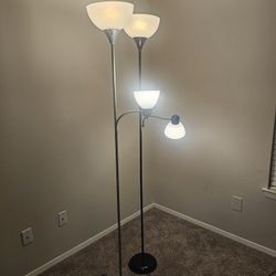 Lamp Silver And Black