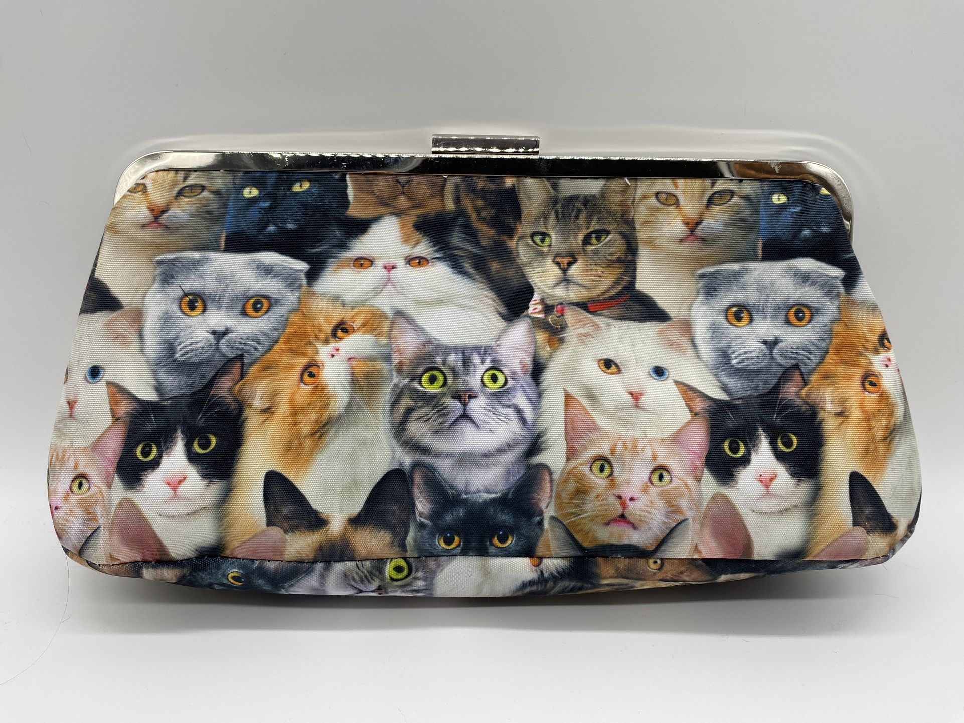 Cat Lady Box Cat Collage Purse/Clutch