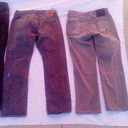 8 Pairs Of Levis 