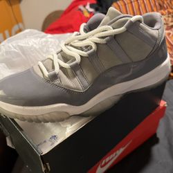 Size 13 Jordan Cool Grey Low Used $160