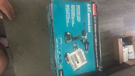 Makita 18v lxt brushless 2 pc combo kit