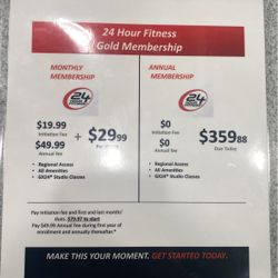 24 Hour Fitness Membership
