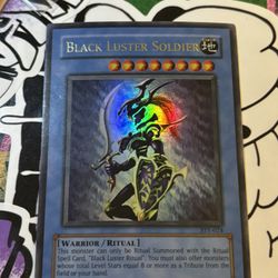 !!Ultra Rare Unlimited 1st Addition!!Black Luster Soldier - Starter Deck: Yugi Evolution