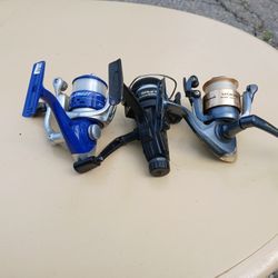 3 Spinning Reels