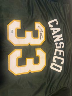Jose Canseco Jersey autographed !